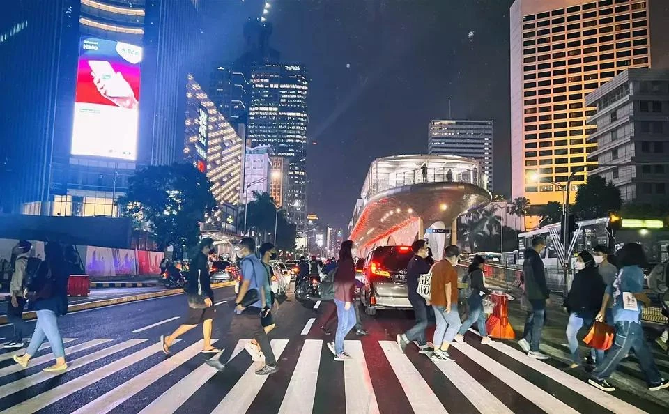 A street in Central Jakarta. (Photo: jakartaglobe.id)