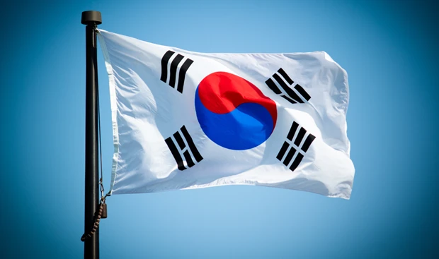 The flag of the Republic of Korea. (Photo: dangcongsan.vn)