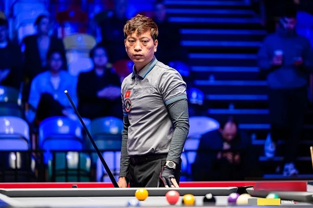 Duong Quoc Hoang leads a team of seven Vietnamese players at the 47th US Open Pool Championship from August 19-24 August. (Photo: UK Open)