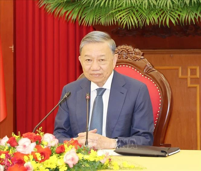 General Secretary of the Communist Party of Vietnam (CPV) Central Committee and President To Lam (Photo: VNA)