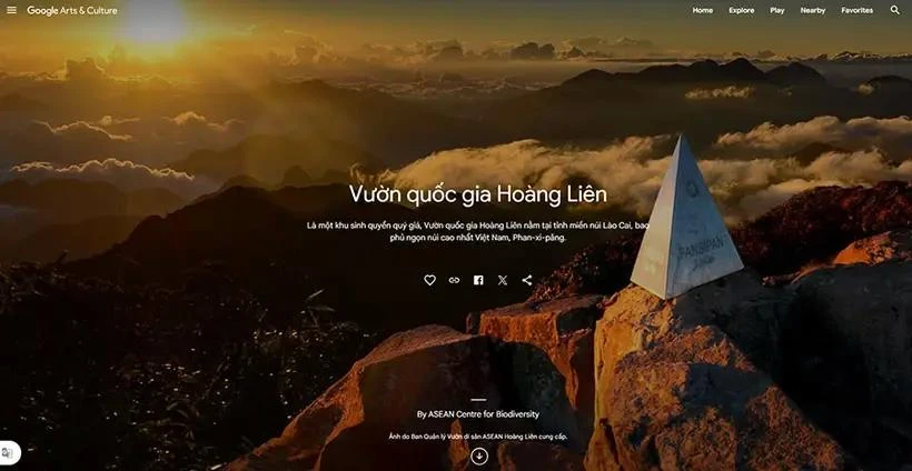 Google Arts & Culture has officially launched an exclusive site for Vietnam called "Vibrant Vietnam" which offer 31 online exhibitions with over 400 images and dozens of videos on the cultures of ethnic groups in Vietnam. (Photo: screenshot)