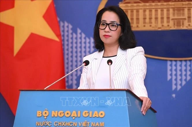 Foreign Ministry spokeswoman Pham Thu Hang (Photo: VNA)