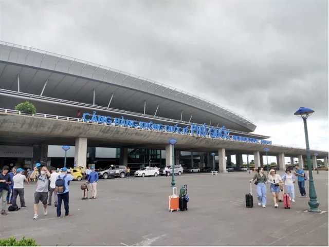 Phu Quoc International Airport will be used for both civil and military purposes. (Photo: VNA)