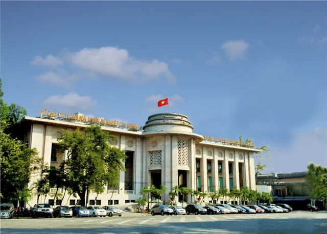 Headquarters of the State Bank of Việt Nam (SBV) in Hanoi. (Photo sbv.gov.vn)