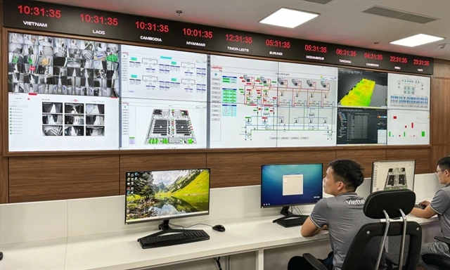 A data centre of Viettel in Hoa Lac. The Ministry of Public Security has recently proposed a data trading platform to be established in the latest draft version of the amended Law on Data. (Photo: kinhtedothi.vn)