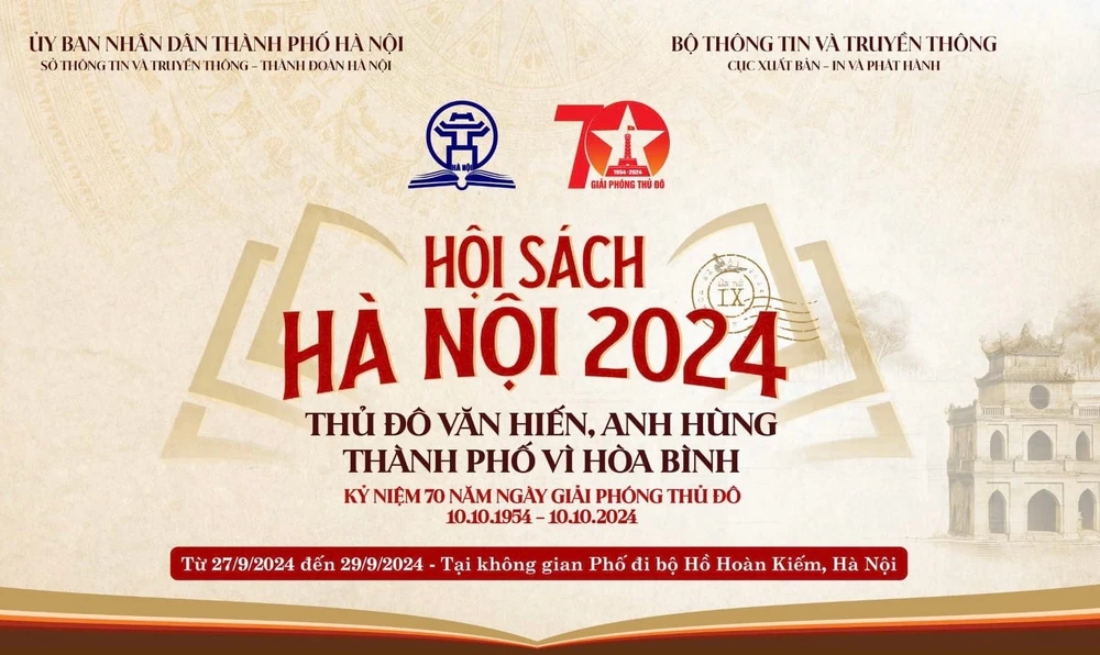 The Hanoi Book Fair 2024 takes place from September 27-29 (Source: Organising board)