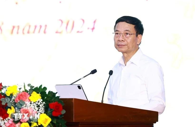 Minister of Information and Communications Nguyen Manh Hung (Photo: VNA)