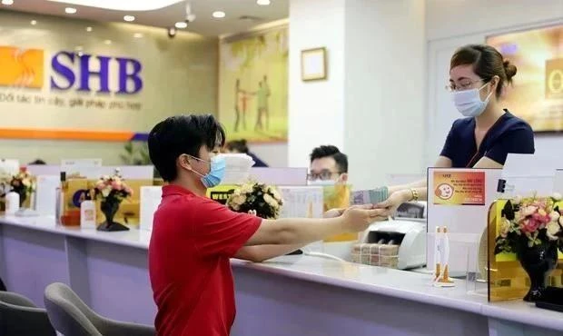 A transaction office of the Saigon - Hanoi Joint Stock Commercial Bank (SHB) (Photo: VNA)