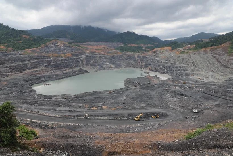 The Kaleum mine’s current maximum annual capacity is about 20 million tonnes, of which 3 million tonnes are sold to Vietnam (Photo: MPI/VietnamPlus)