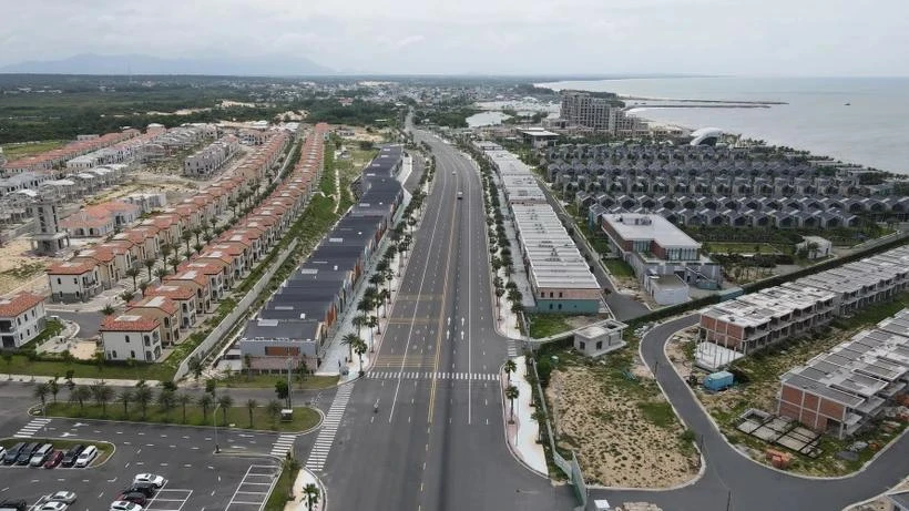 The coastal urban and entertainment complex along the DT 994 route, connecting Vung Tau, Long Hai, Phuoc Hai, Ho Tram, Phuoc Thuan, and Binh Thuan. (Photo: VNA)