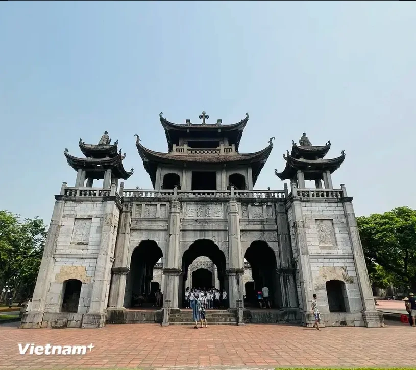 the Phat Diem Stone Church in Ninh Binh province. (Photo: VNA)