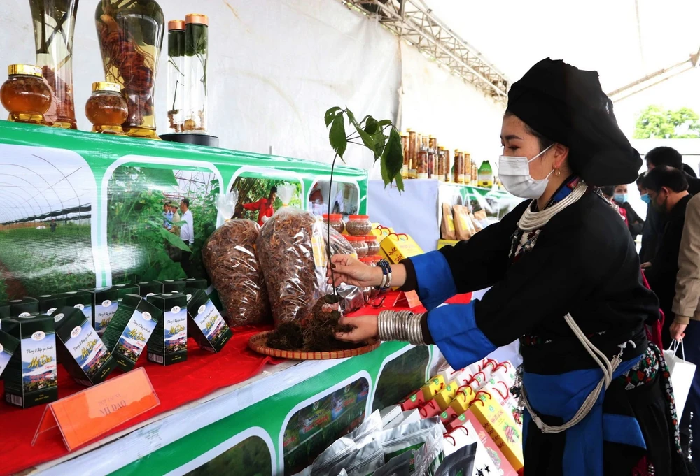 An agricultural product fair in Lai Chau - Illustrative image (Photo: VNA)