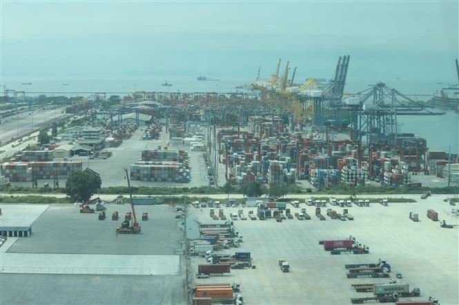 Laem Chabang is the only deep-sea port in Thailand (Photo: VNA)