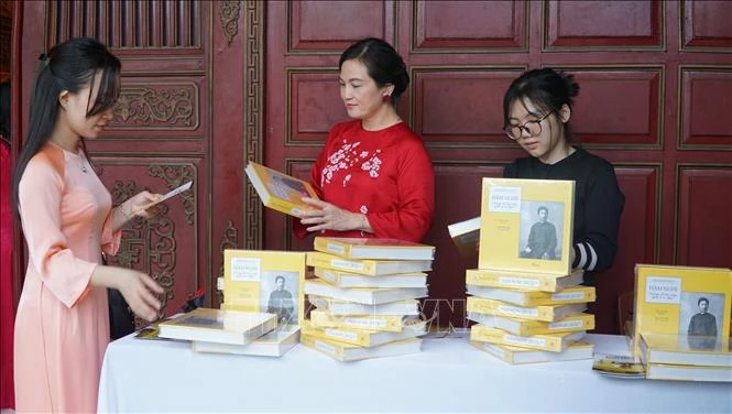 The book “Ham Nghi – Exiled Emperor, Artist in Algeria” is launched on November 5. (Photo: VNA)