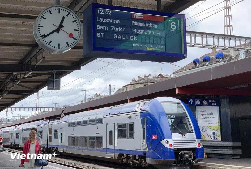 A high-speed train in Europe (Photo: VietnamPlus)