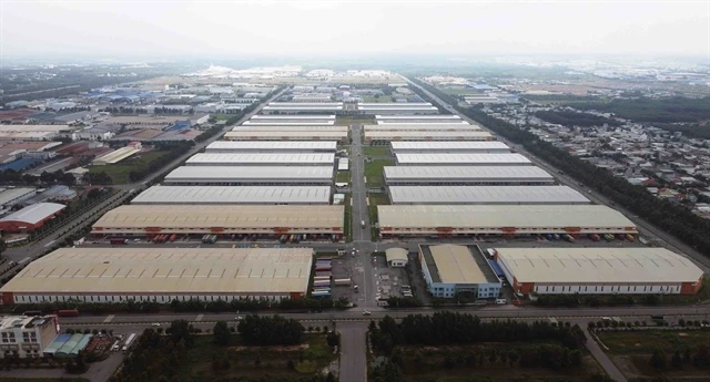 A corner of Vietnam-Singapore Industrial Park II in Binh Duong province. The country currently offers 33,000 hectares of industrial parks for lease, with an occupancy rate of approximately 80%. (Photo: VNA) 