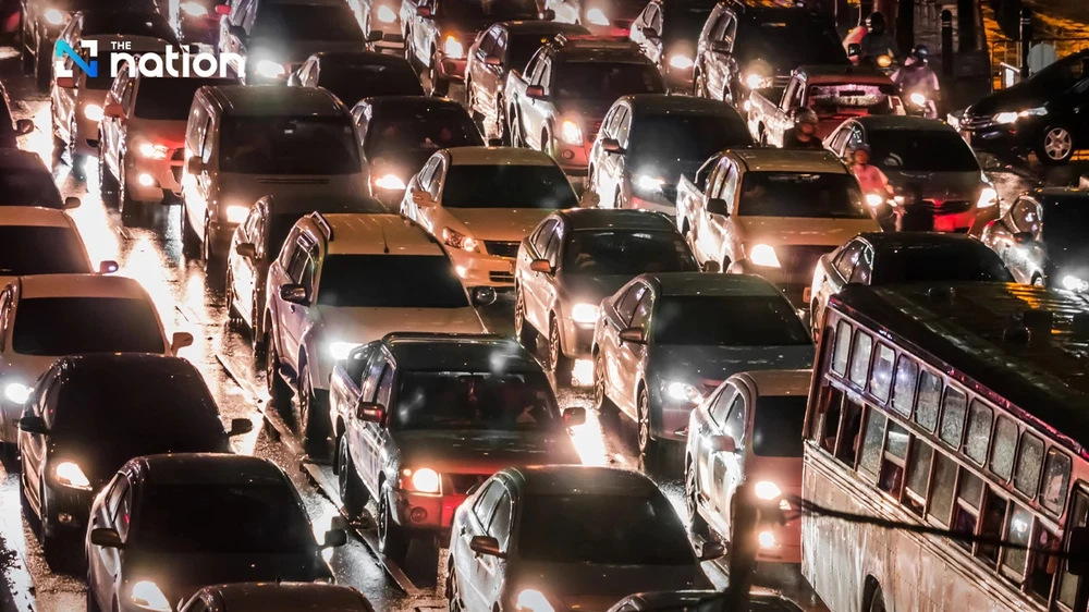 Traffic congestion in Bangkok (Photo: The Nation)