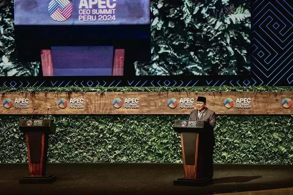 President Prabowo Subianto attends the APEC CEO Summit in Lima, Peru, on November 14, 2024 (local time). (Photo: jakartaglobe.id)