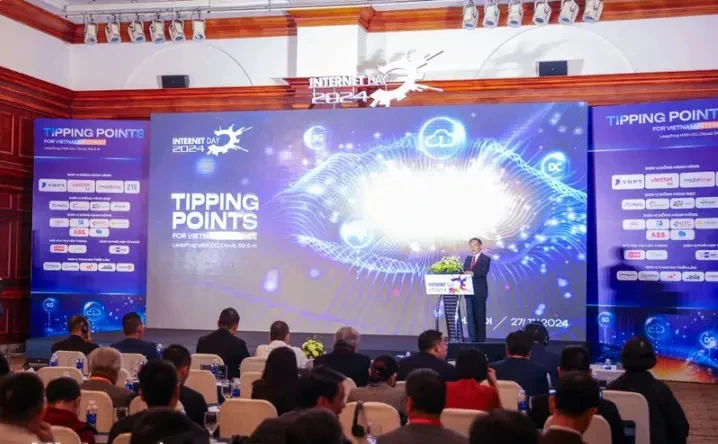 Internet Day 2024 conference and exhibition opens in Hanoi on November 27. (Photo: baodautu.vn)