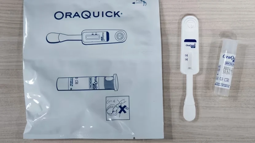 A HIV self-testing kit (Photo: Singaporean Ministry of Health)