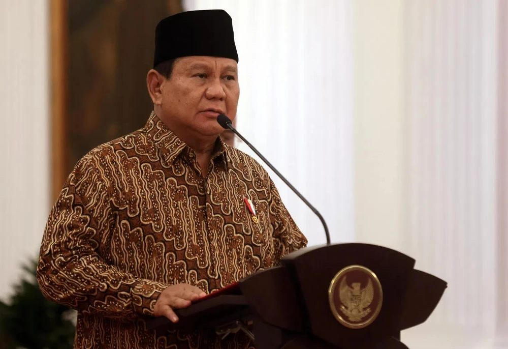 Indonesian President Prabowo Subianto (Photo: VNA)