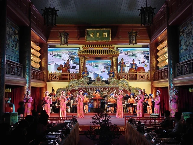 Hue Royal Court Music is a cultural heritage for developing tourism. (Photo nld.com.vn)