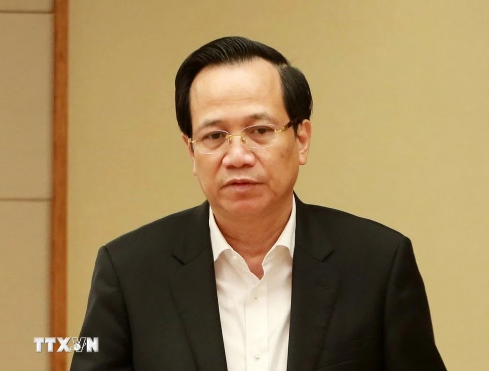 El ministro de Trabajo, Inválidos de Guerra y Asuntos Sociales, Dao Ngoc Dung. (Foto: VNA)