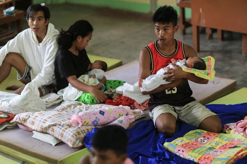 Des milliers de personnes évacuées en raison d'une éruption volcanique aux Philippines. Photo: AFP