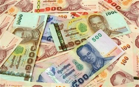 Monnaie thaïlandaise (Source : Telegraph.com)