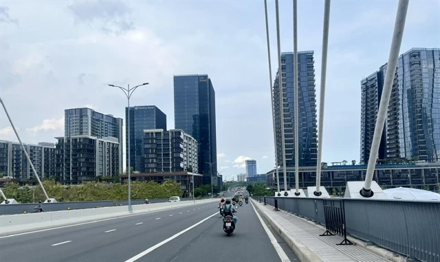 Nouveaux développements dans la zone urbaine de Thu Thiem à Ho Chi Minh-Ville. Photo : VNA