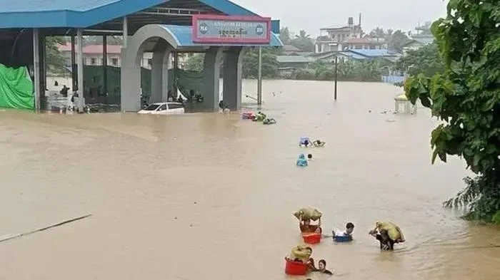 31.000 personnes évacuées en raison des inondations au Myanmar (Photo : thestar.com.my)