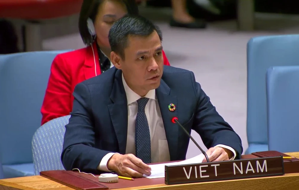 L'ambassadeur Dang Hoang Giang, représentant permanent du Vietnam auprès des Nations Unies (ONU). Photo : VNA