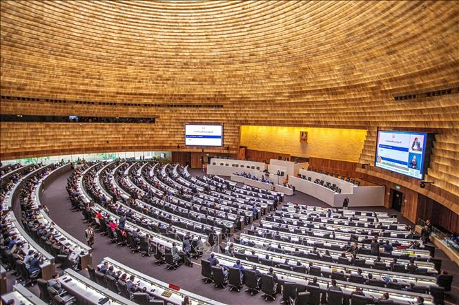 Séance de travail du Parlement thaïlandais. Photo : Xinhua/VNA