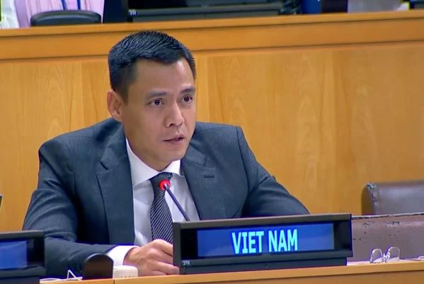 L'ambassadeur Dang Hoang Giang, représentant permanent du Vietnam auprès de l'ONU. Photo : VNA