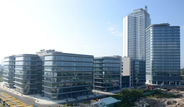 Le parc logiciel n°2 est situé dans la rue Nguyen Tat Thanh, dans l'arrondissement de Hai Chau, ville de Da Nang. (Photo : VNA)