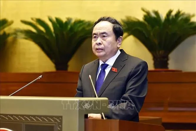 Le président de l’AN, Tran Thanh Man. Photo : VNA