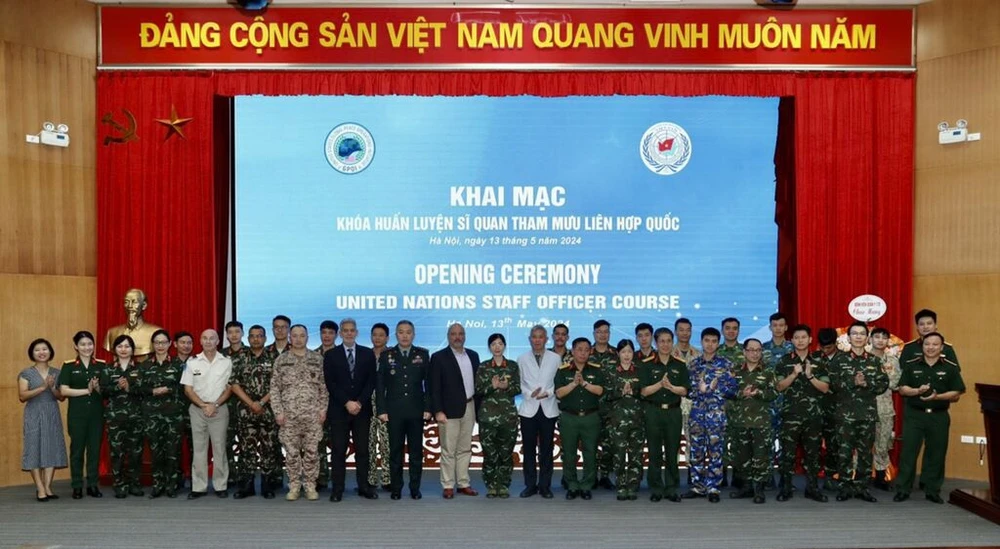 Inauguran en Vietnam curso de capacitación de oficiales de Estado Mayor de ONU