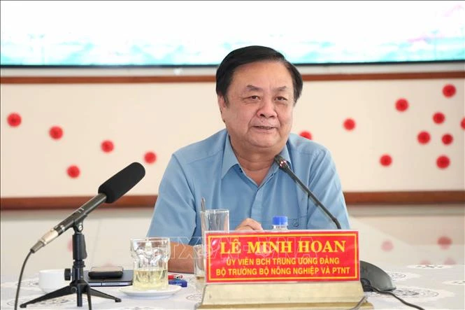 越南农业与农村发展部部长黎明欢。图自越通社