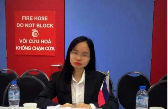 外交部例行记者会提供有关在法失踪的越南女留学生的信息。图自越通社