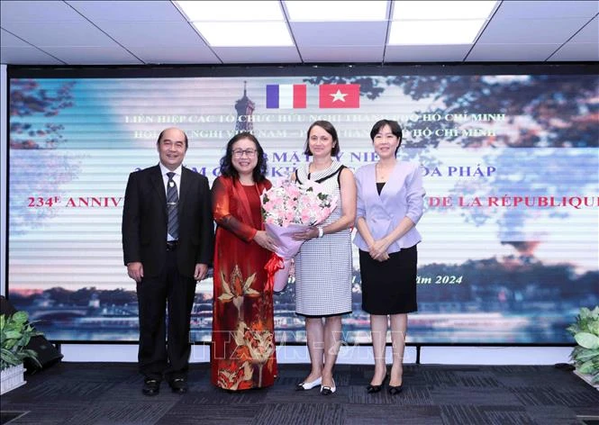 La Fête nationale de la France célébrée à Ho Chi Minh-Ville. Photo: VNA