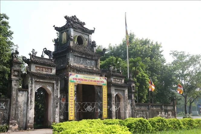 La pagode de Chuong est une œuvre architecturale unique appartenant au complexe des monuments de Pho Hien, province de Hung Yen. Photo : VNA