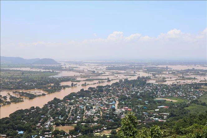 Le nombre de personnes tuées par le typhon Yagi au Myanmar augmente fortement. Photo: VNA