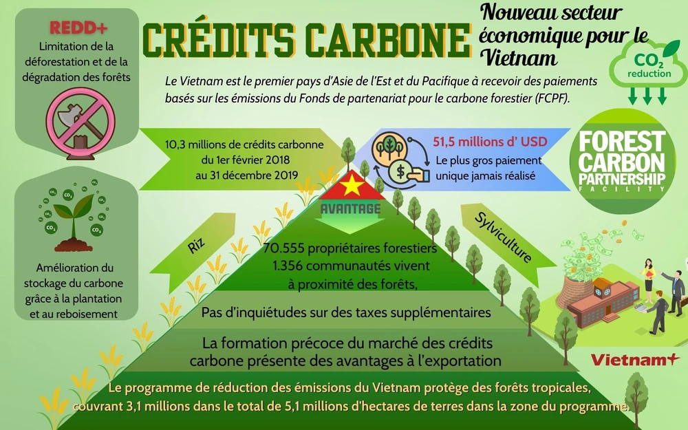 Crédits carbone - Nouveau secteur économique pour le Vietnam