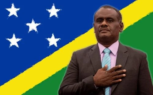 所罗门群岛新任总理杰里迈亚·马内莱。图自互联网