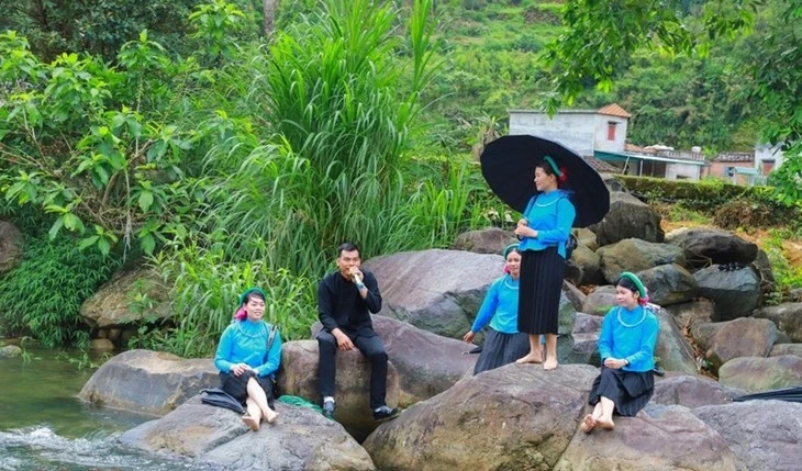 越南山泽族的非物质文化遗产 。图自越通社