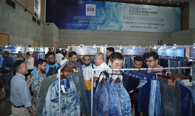 People visit the Bangladesh Denim Expo 2024. (Photo: daily-sun.com) 