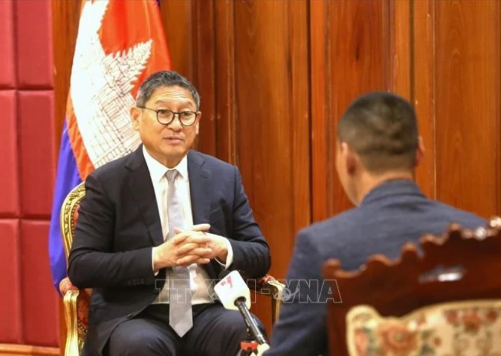 Cambodian Deputy Prime Minister and Minister of Foreign Affairs and International Cooperation Sok Chenda Sophea. (Photo: VNA) 