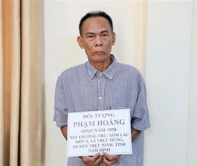 Pham Hoang, a member of a reactionary and terrorist organisation called “Chinh phu quoc gia Viet Nam lam thoi” (Provisional National Government of Vietnam). (Photo: VNA broadcasts)