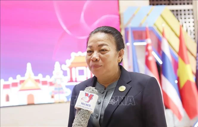 Vice President of the Lao National Assembly Sounthone Xayachak (Photo: VNA)