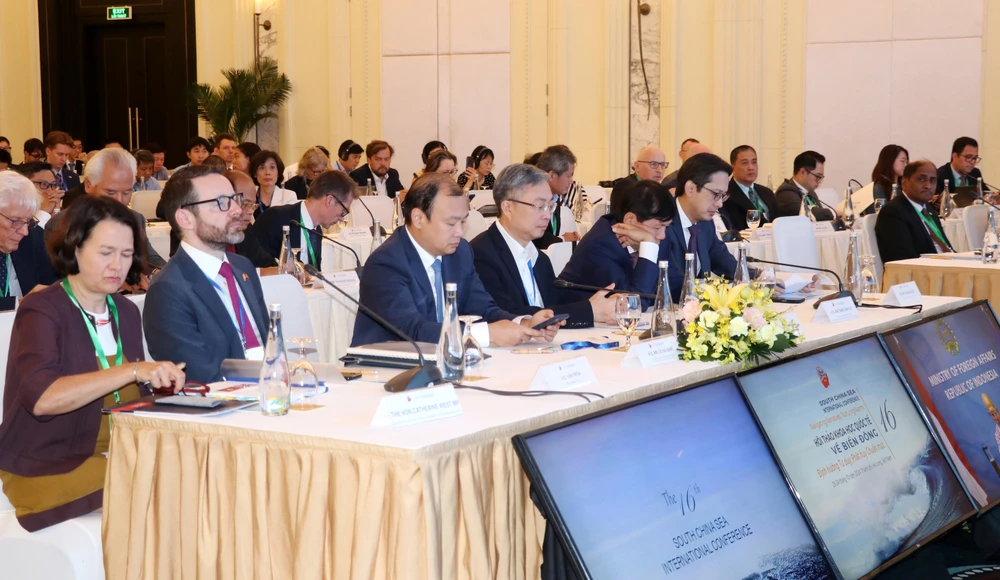 The 16th international conference on the East Sea opens in Ha Long city of northeastern Quang Ninh province on October 23. (Photo: VNA)